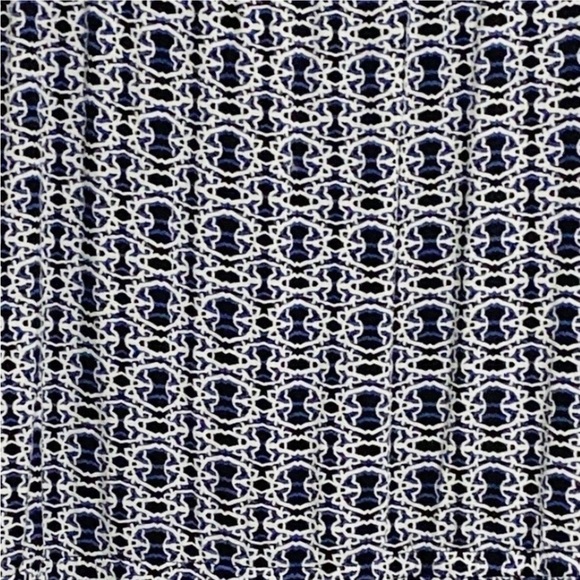 CAbi #5116 Resort Romper Halter Shorts NWOT Medium Navy White Black Stretchy - Picture 6 of 10